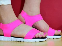 Sandale dama Remy roz espadrile - sandale